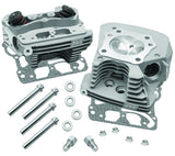 S&S Cycle 99-05 BT Super Stock 89cc Cylinder Head Kit - Silver - 106-4270