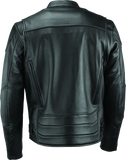 River Road Race Leather Jacket Black - Small - 094356