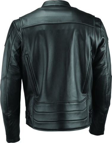 River Road Race Leather Jacket Black - Small - 094356
