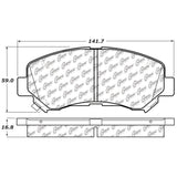 StopTech Street Touring Brake Pads - 308.13740