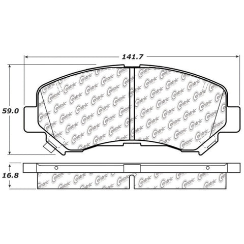 StopTech Street Touring Brake Pads - 308.13740