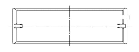 ACL Chevy 262/267/302/305/307/327/350 Race Series .001 Oversized Main Bearing Set - CT-1 Coated - 5M909HC-01