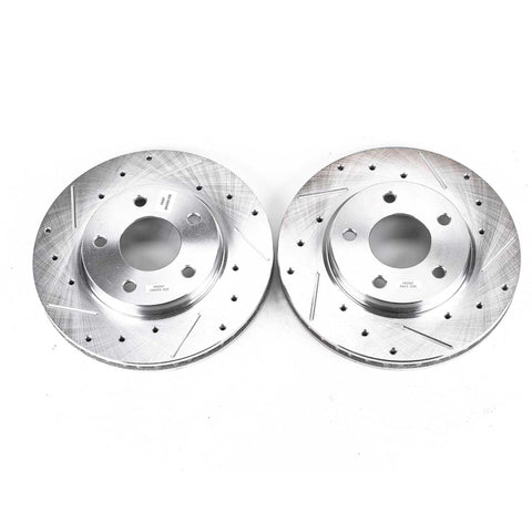 Power Stop 07-12 Dodge Caliber Front Evolution Drilled & Slotted Rotors - Pair - AR83068XPR