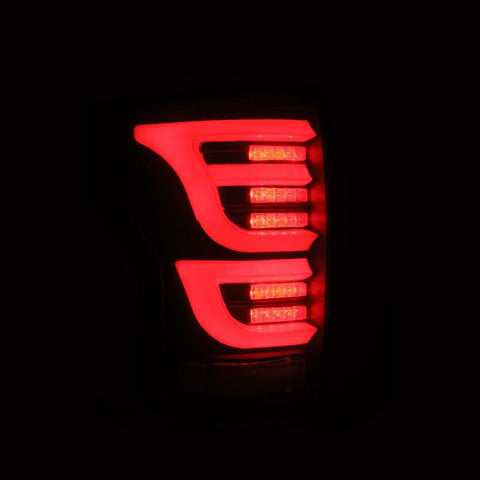 AlphaRex 07-13 Toyota Tundra LUXX-Series LED Tail Lights Black - 670030