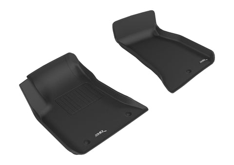3D MAXpider 2011-2014 Dodge Challenger Kagu 1st Row Floormat - Black - L1DG02411509