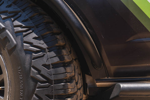 DV8 21-25 Ford Bronco Rear Aluminum Inner Fenders - Black - INFEND-08RB
