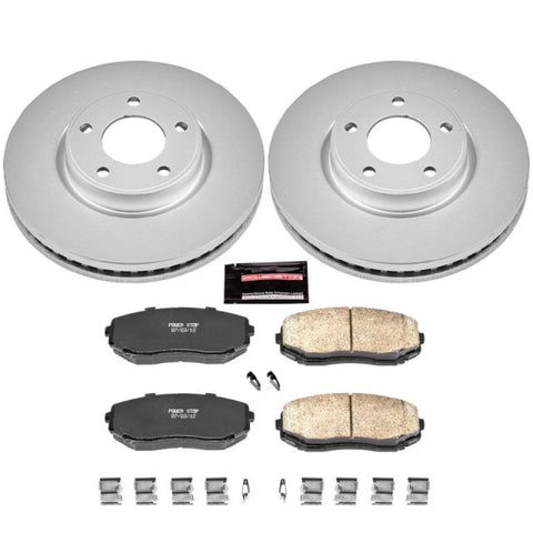 Power Stop 07-09 Ford Edge Front Z17 Evolution Geomet Coated Brake Kit - CRK3071