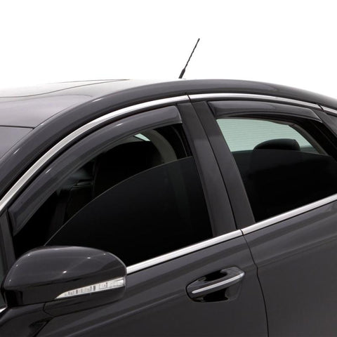 AVS 05-16 Nissan Xterra Ventvisor In-Channel Front & Rear Window Deflectors 4pc - Smoke - 194539