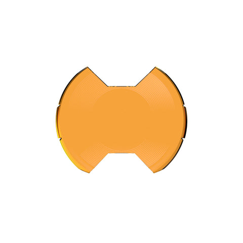 KC HiLiTES SlimLite 8in. LED Light Shield Driving (Shield Only) - Amber - 5211