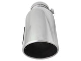 aFe MACH Force-XP 304 SS Single Wall Polished Exhaust Tip Pair 4in Inlet x 6in Outlet x 15in L - 49T40606-P15