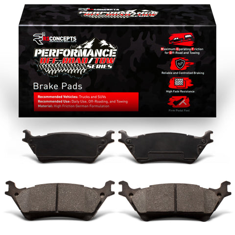 R1 12-20 Lincoln Mark Lt Rear Off-Road/Tow Brake Pads - 2400-1602-00