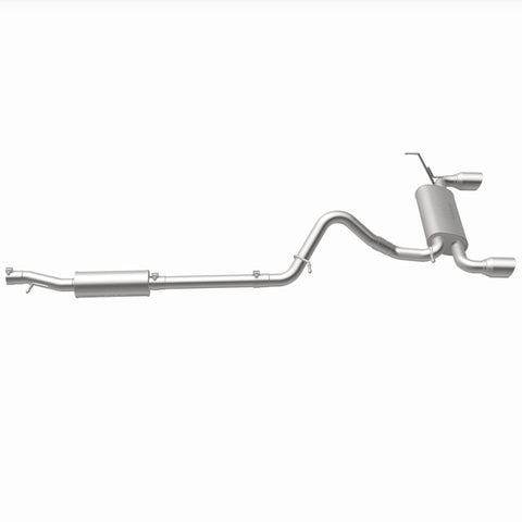 MagnaFlow Cat-Back 12-16 Jeep Wrangler GT 3.6L V6 Black Tips - 19327