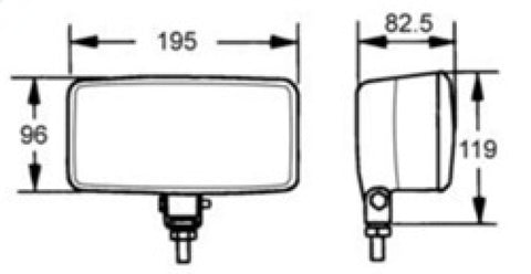 Hella 550 Series Lamp Kit H3 12V ECE/SAE - 005700991