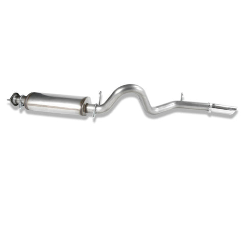 JBA 00-06 Jeep Wrangler TJ 2.5L/4.0L 304SS Single Rear Exit Cat-Back Exhaust - 30-1501