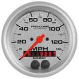 Autometer Ultra-Lite 3-3/8in 140MPH GPS Speedometer - 4480