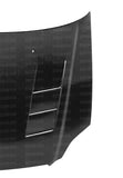 Seibon 96-98 Honda Civic (EM1/EJ6/EJ7/EJ8/EK9) TS Style Carbon Fiber Hood - HD9698HDCV-TS