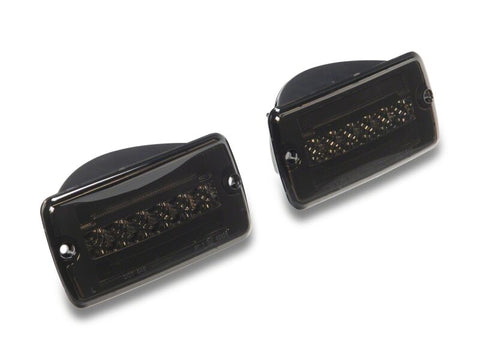 Raxiom 97-06 Jeep Wrangler TJ Axial Series LED Sequential Cornering Lights- Smoked - J211784