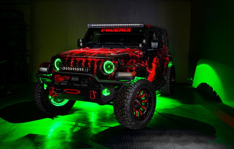 Oracle Jeep Wrangler JK/JL/JT High Performance W LED Fog Lights - w/o Controller - 5846-334