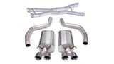 Corsa 2012-2013 Chevrolet Corvette C6 ZR1 Sport Cat-Back Dual Rear Exit w/ Twin 4.0in Pol Tips - 14164CB3
