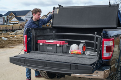 AMP Research 04-22 Ford F-150 BedXtender HD Sport - Black (Optional No-Drill Brkt 74602-01A) - 74803-01A