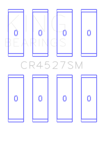 King Engine Bearings VW/Audi CAva/CAxa/Blf/Blg/Bts (Size +0.75mm) Connecting Rod Bearing Set - CR4527SM0.75