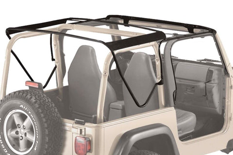 Bestop 97-06 Jeep Wrangler TJ Exc Unlimited Bow & Fdodge Rame Hardware Kit (Factory Style Repment) - 55002-01