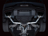 AWE 2024 Ford Mustang GT Fastback S650 RWD Track Edition Cat-Back Exhaust w/ Quad Diamond Black Tips - 3020-43650