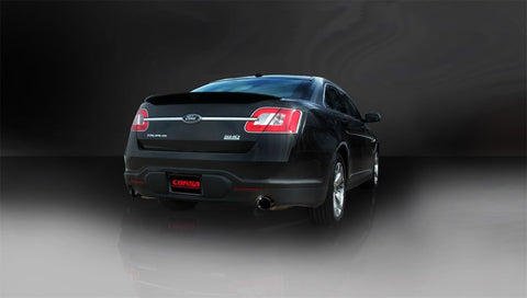 Corsa 10-13 Ford Taurus SHO 3.5L V6 Turbo Sport Cat-Back Exhaust w/ Dual 4in Black Tips - 14315BLK