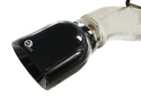 aFe MACHForce XP Exhaust 3in Stainless Stee CB/10-13 Chevy Camaro V8-6.2L (td) (gloss blk tip) - 49-44039-B