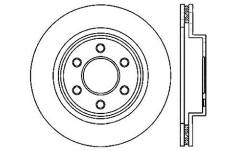 StopTech Drilled Sport Brake Rotor - 128.63055L