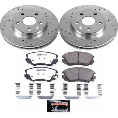 Power Stop 11-16 Buick LaCrosse Front Z26 Street Warrior Brake Kit - K5522-26