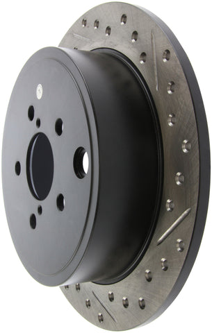 StopTech 08-10 Impreza WRX (Exc STi)/08-10 Impreza Coupe/Sedan Slotted & Drilled Left Rear Rotor - 127.47029L