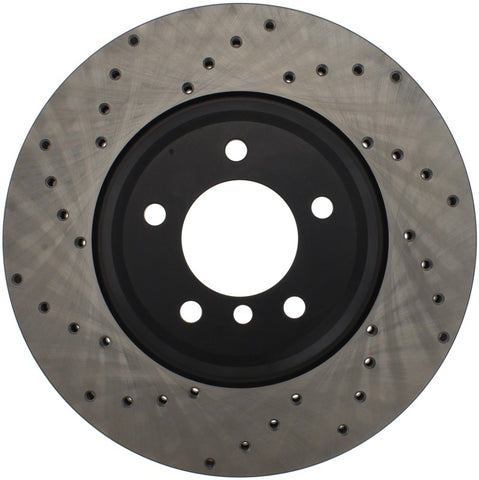 StopTech 07-10 BMW 335i Cross Drilled Right Front Rotor - 128.34093R
