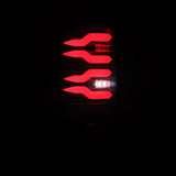 AlphaRex 94-01 Dodge Ram 1500/2500/3500 LUXX-Series LED Tail Lights - Black/Red - 643003