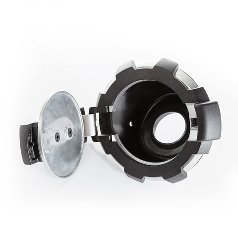 Rugged Ridge Elite Fuel Door Non-Lock Brushed Alum 07-18 Jeep Wrangler JK - 11425.10