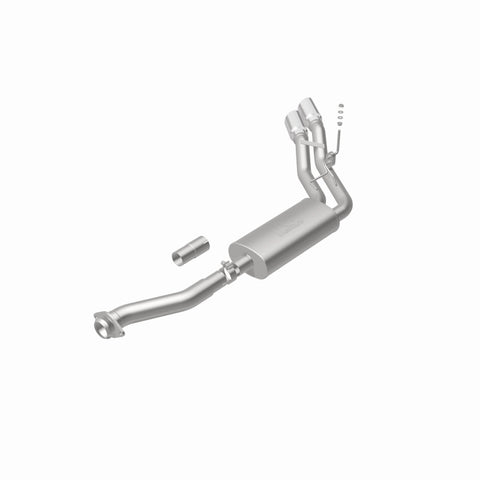 MagnaFlow 11-13 Ford F-150 Pickup Dual Same Side Before P/S Rear Tire Stainless CatBack Perf Exhaust - 15101