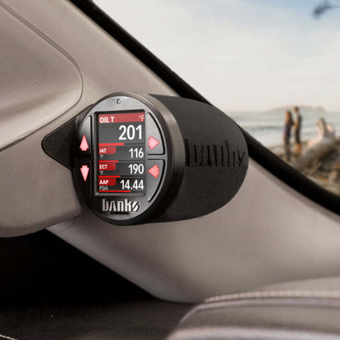 Banks Power 15-19 Chevy/GMC 2500/3500 iDash Stealth Pod Mount - Single Gauge - 63349