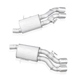 Stainless Works 2016-18 Cadillac CTS-V Sedan Axle Back System Dual-Mode Turbo Mufflers 4in Tips - CTSV16MKS-PC