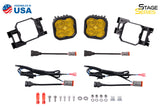 Diode Dynamics SS3 LED Pod Max Type X Kit - Yellow SAE Fog - DD6705