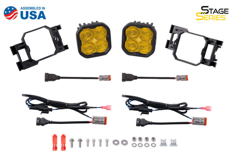 Diode Dynamics SS3 LED Pod Max Type X Kit - White SAE Fog - DD6704