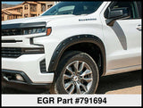 EGR 2019 Chevy 1500 Bolt-On Style Fender Flares - Set - Black - 791694