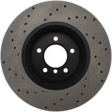 StopTech 07-10 BMW 335i Cross Drilled Left Front Rotor - 128.34093L