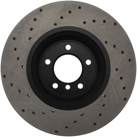 StopTech 07-10 BMW 335i Cross Drilled Left Front Rotor - 128.34093L