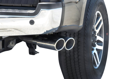Gibson 17-18 Ford F-250 Super Duty XLT 6.2L 2.5in Cat-Back Dual Sport Exhaust - Stainless - 69132