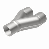 MagnaFlow Universal Trans Y-Pipe All SS 4inch (Dual) 3.5inch (Single) x 13inch (Overall) - 10800