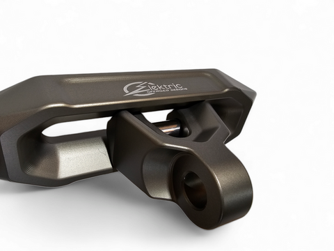 Elektric Offroad Winch Hawse Fairlead And Hook Combo Anodized Gun Metal - WFL110004
