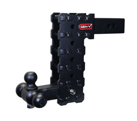 Gen-Y Phantom-X 2.5in Solid Shank 10in Drop 1.6K TW 16K Hitch w/GH-052 (No Flat Towing) - GH-2435X