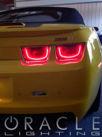 Oracle Chevy Camaro 10-13 Afterburner 2.0 Tail Light Halo Kit - Red - 2534-003