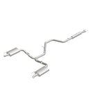 MagnaFlow Cat-Back SS 2.25/2.5in Dual Split Rear Exit Polished 3in Tip 2015 Chev Impala 3.6L V6 - 19023