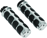 Kuryakyn Premium ISO Grips Without Throttle Boss Dual Cable Chrome - 6205